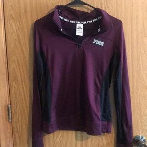 VS PINK half zip